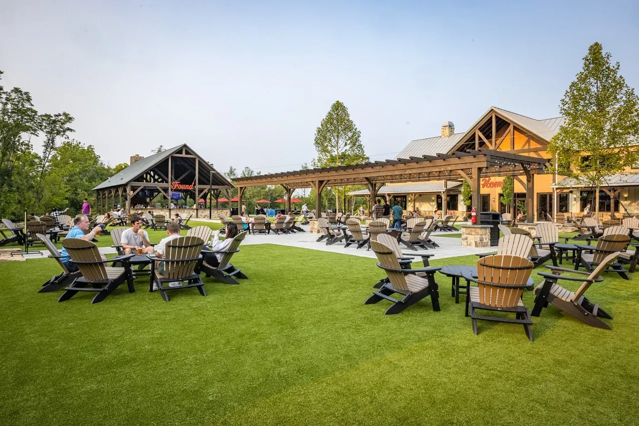 Lark Brewing Co. campus on Loudoun AR-1 acreage — agritourism and estate-scale design-build under rural zoning