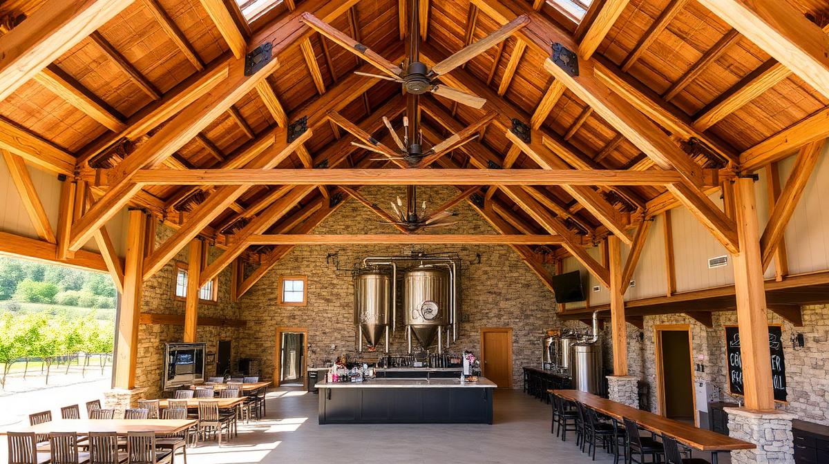 Why Timber Frame Is the Right Structural System for Wineries and Breweries