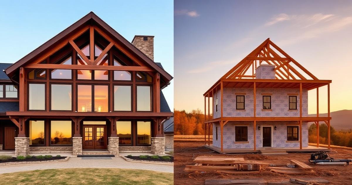 Timber Frame vs. Conventional Construction: Which Is Right for You?